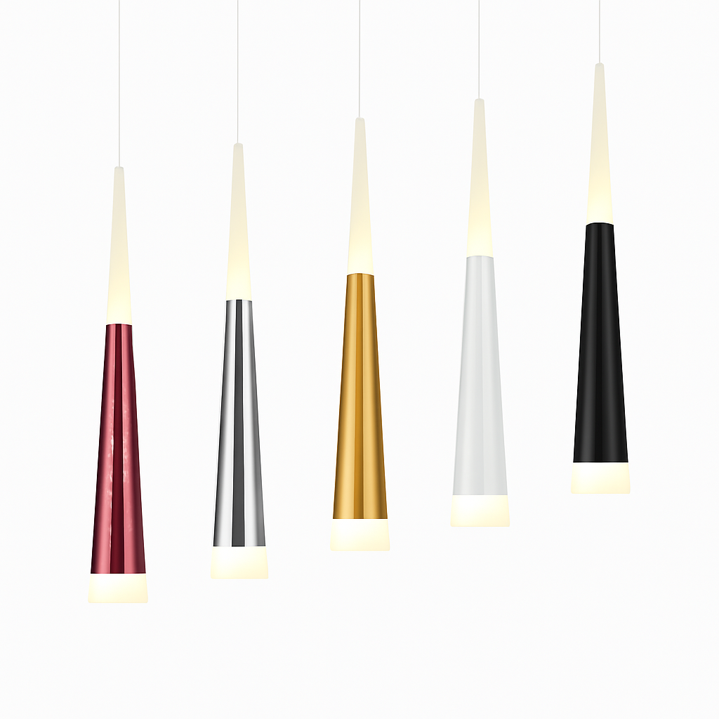 suspension en aluminium acrylique pour cuisine et bar