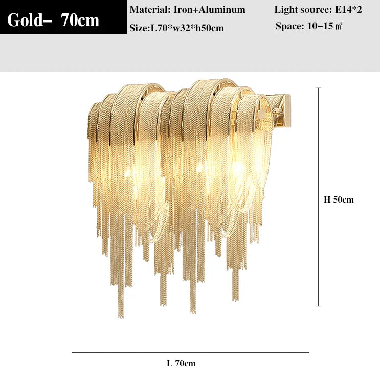 suspension en aluminium avec éclairage led moderne intérieur