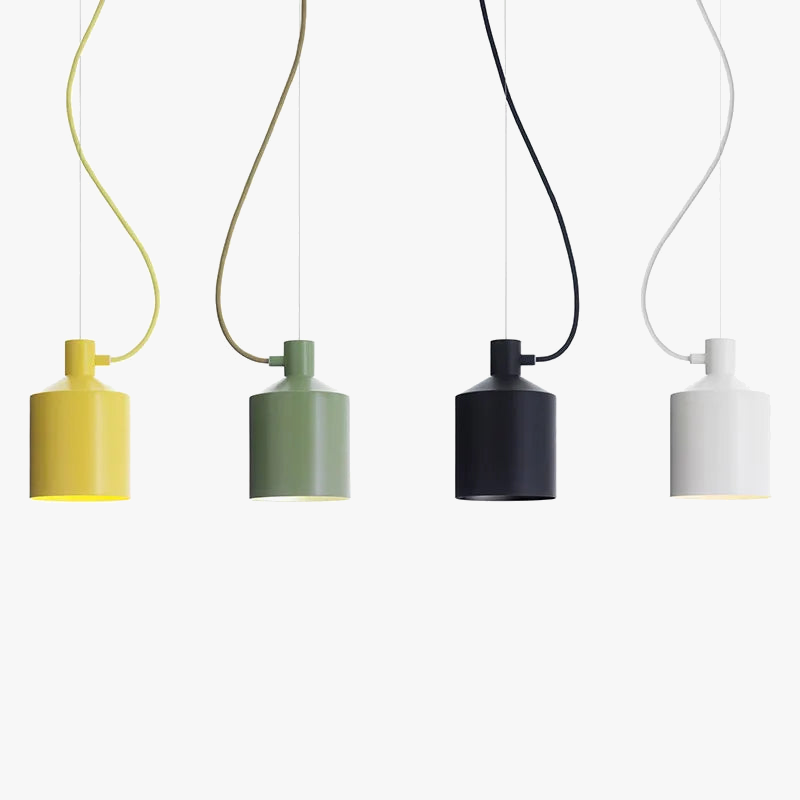 suspension en aluminium design nordique pour décoration intérieure