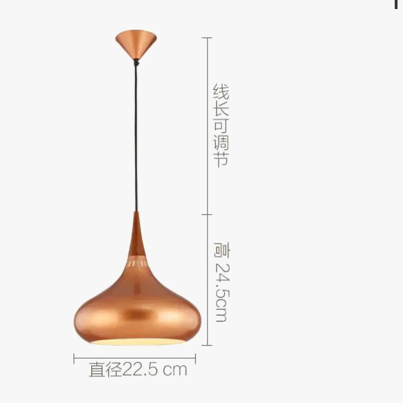 suspension en aluminium à led pour éclairage moderne industriel