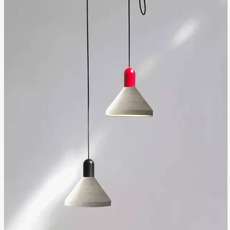 suspension en béton style industriel pour intérieur moderne