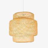 Suspension en bambou rotin de plusieurs formes Chinese