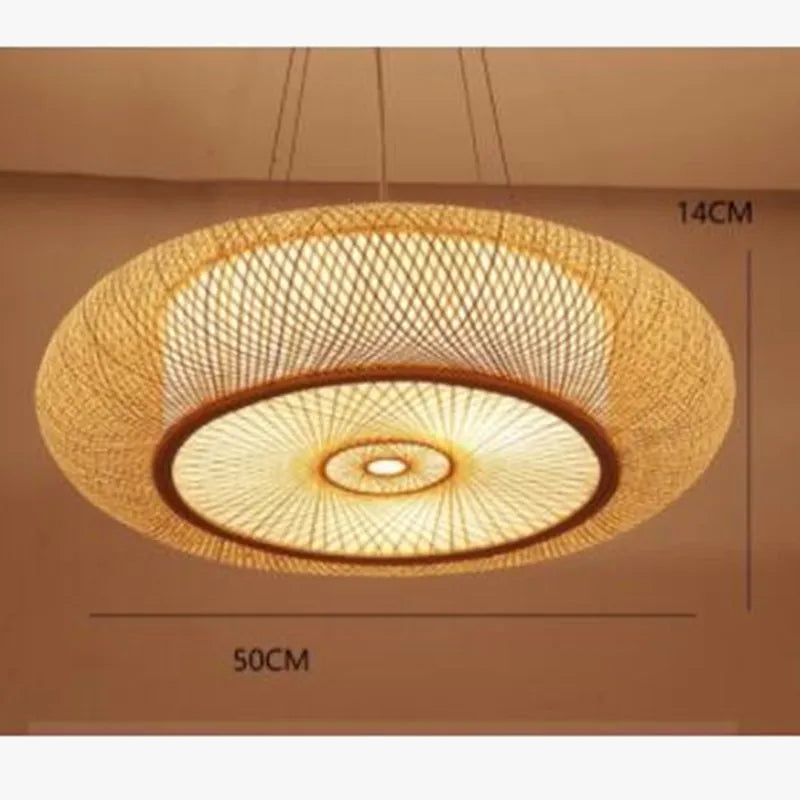 suspension en bambou moderne style chinois pour décoration intérieure