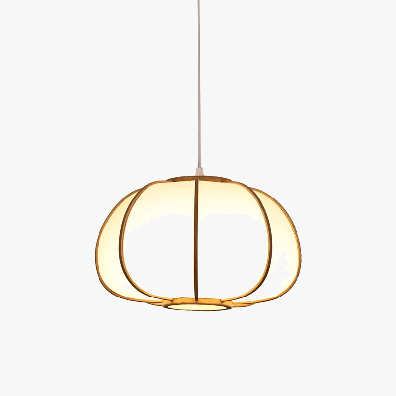 suspension en bambou pour décoration zen intérieur