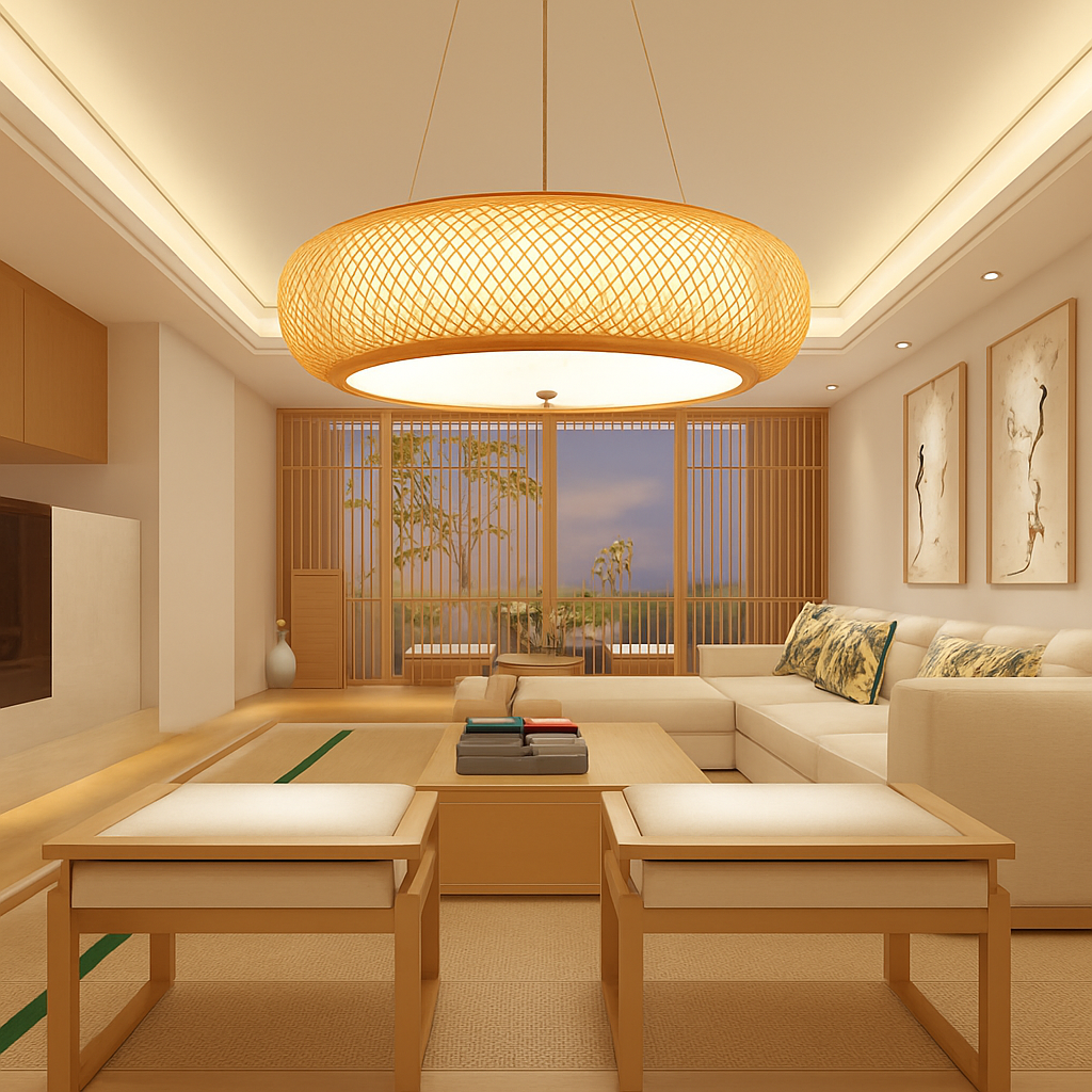 suspension en bambou style japonais modernes
