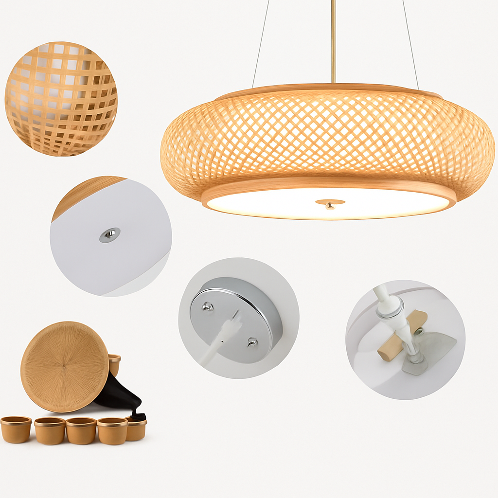 suspension en bambou style japonais modernes