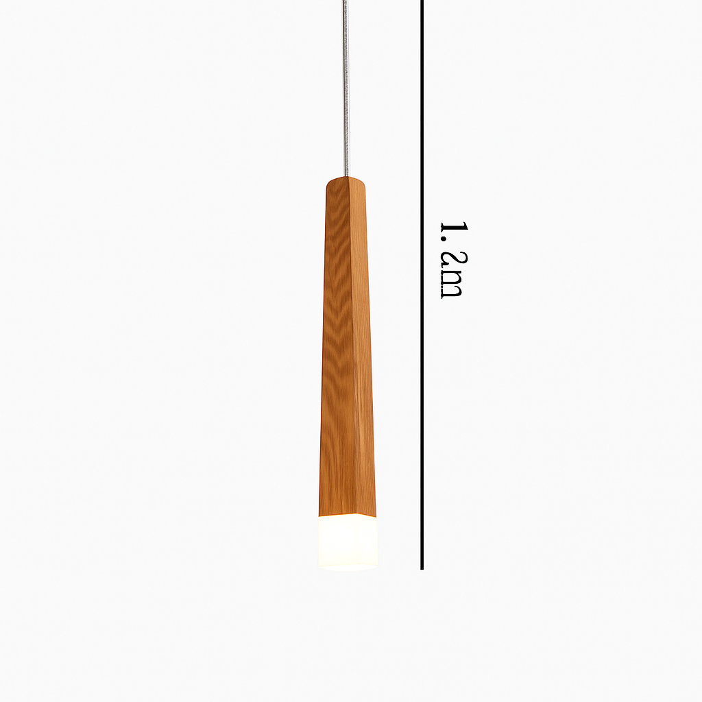 Suspension en bois moderne