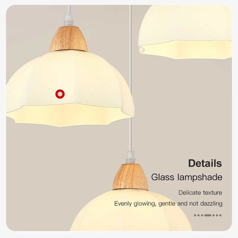 suspension en bois moderne pour décoration intérieure élégante