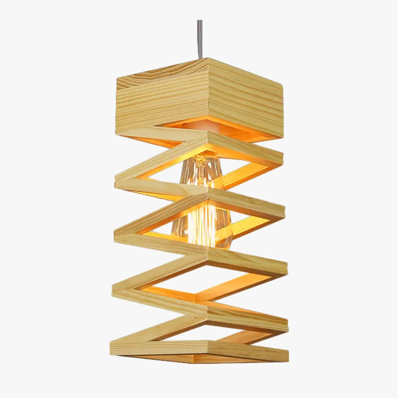 suspension en bois pur créatif gzmj pour la maison