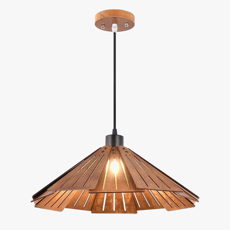 suspension en bois rétro japonais pour décoration intérieure