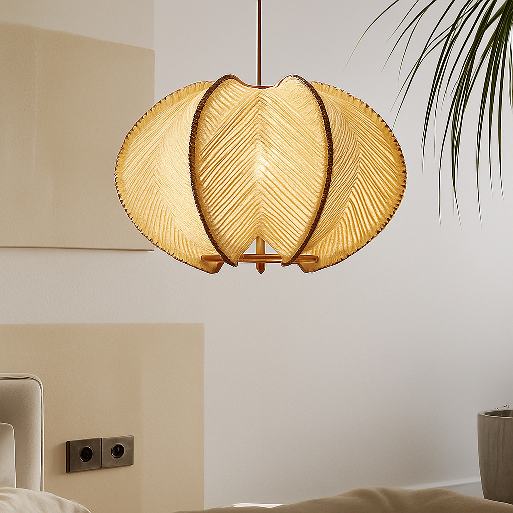 suspension en bois rétro style nordique pour décoration intérieure