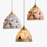 suspension en coquillage pour éclairage décoratif intérieur