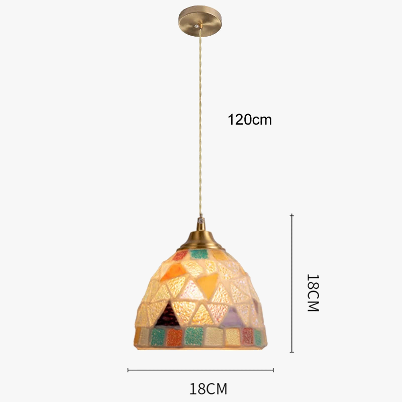 suspension en coquillage pour éclairage décoratif intérieur