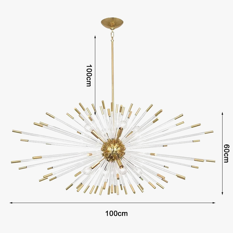 suspension en cristal de luxe éclairage décoratif pour tous les espaces