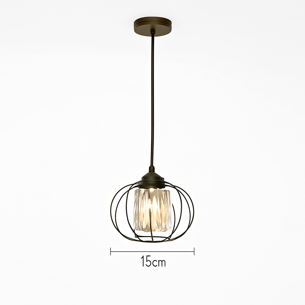 suspension en cristal design pour décoration moderne intérieure