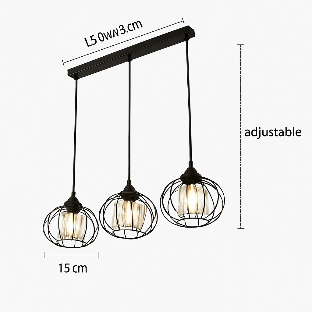 suspension en cristal design pour décoration moderne intérieure