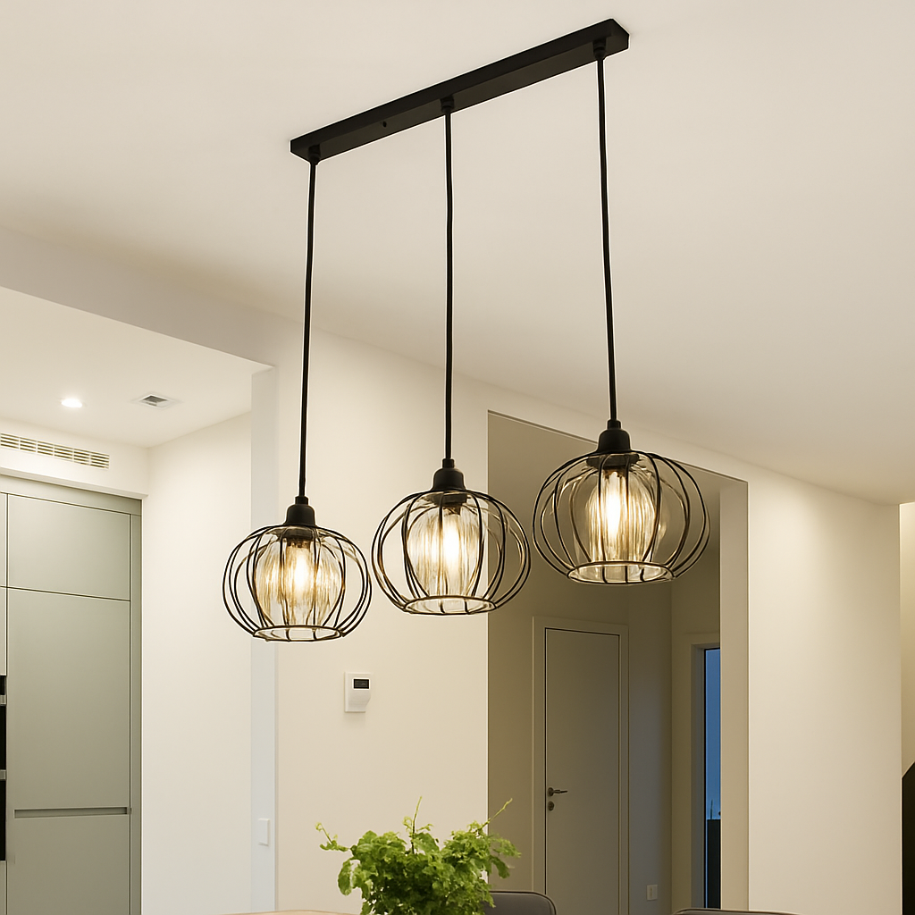 suspension en cristal design pour décoration moderne intérieure
