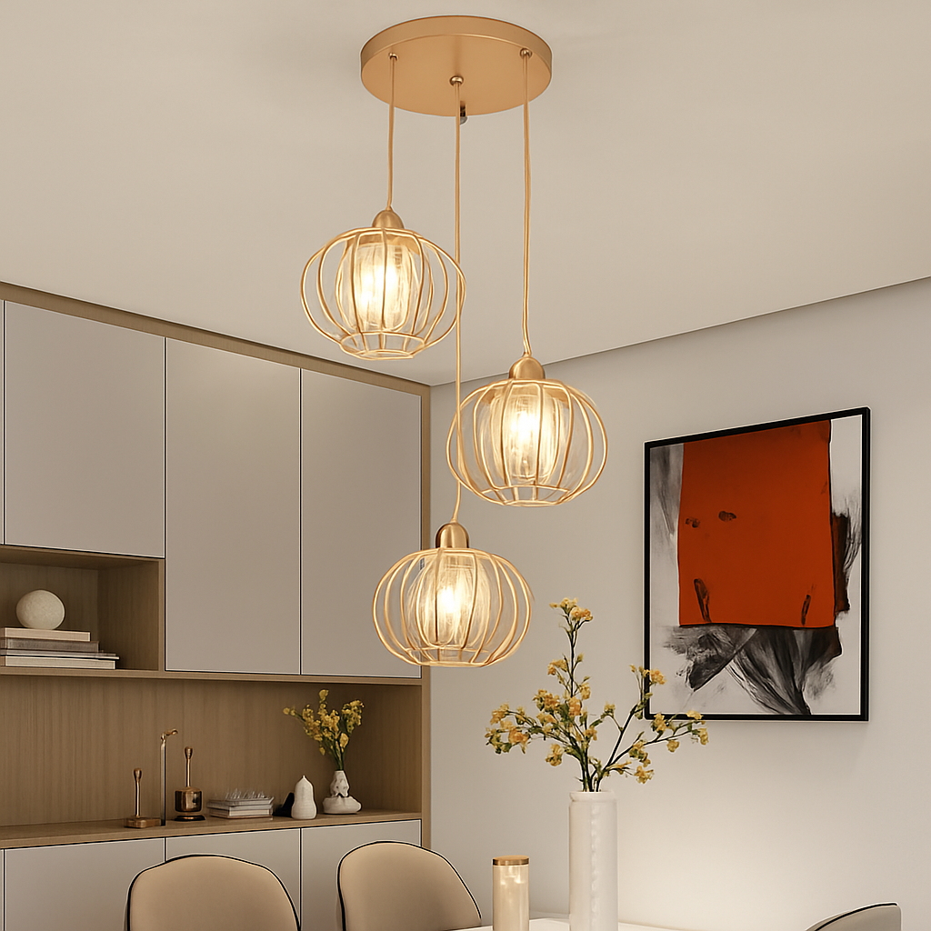 suspension en cristal design pour décoration moderne intérieure