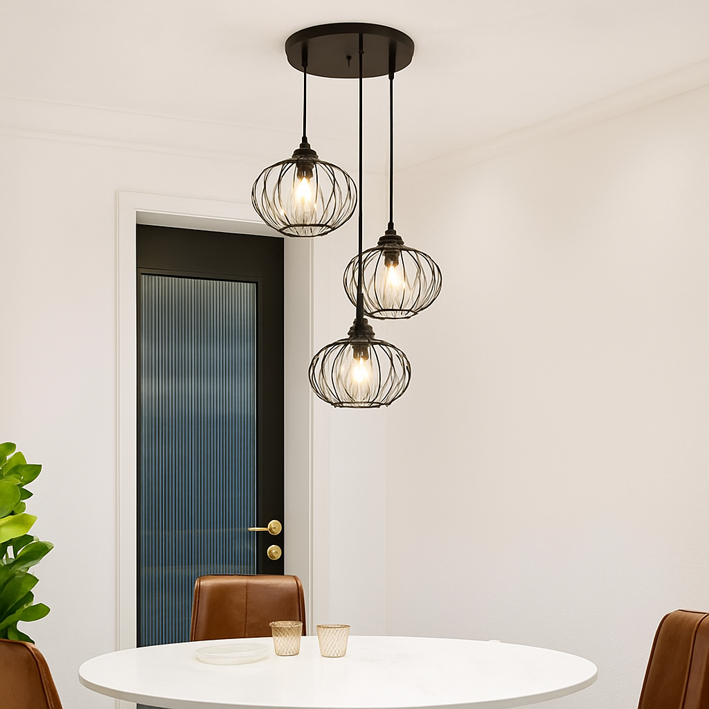 suspension en cristal design pour décoration moderne intérieure