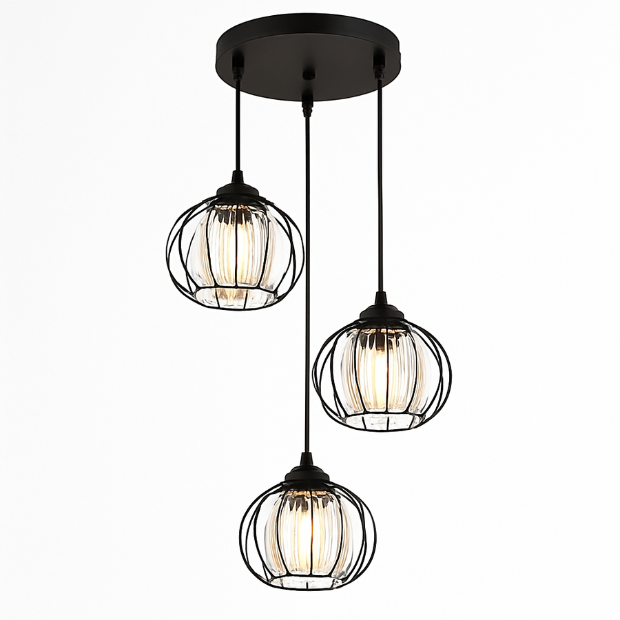 suspension en cristal design pour décoration moderne intérieure