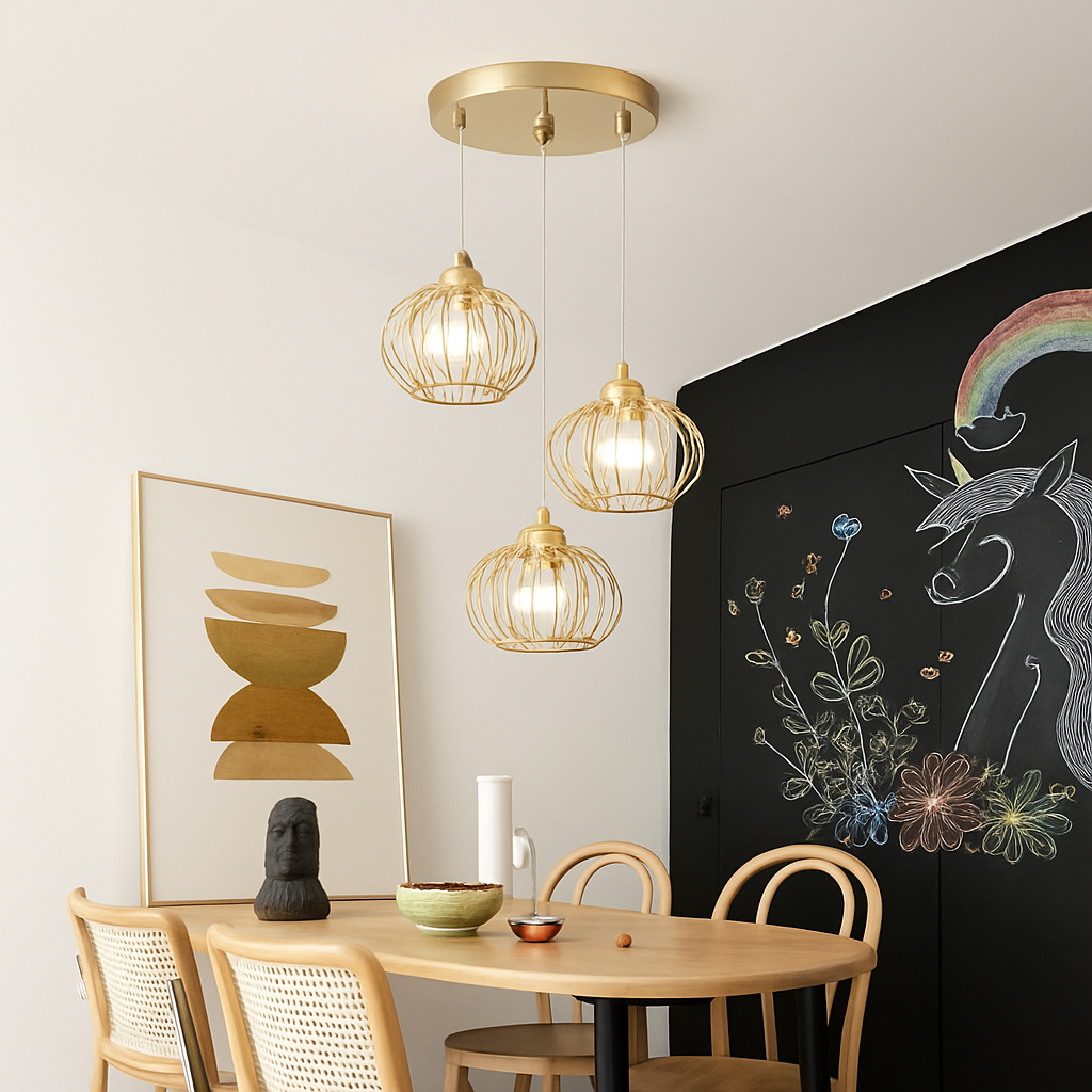 suspension en cristal design pour décoration moderne intérieure