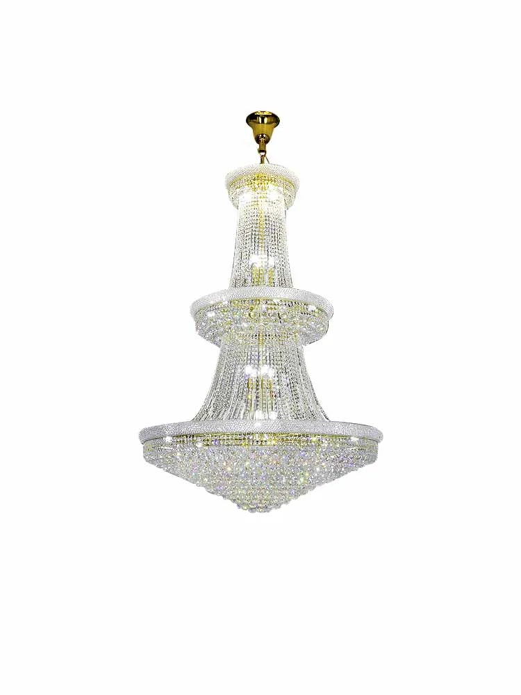 suspension en cristal moderne pour décoration intérieure élégante