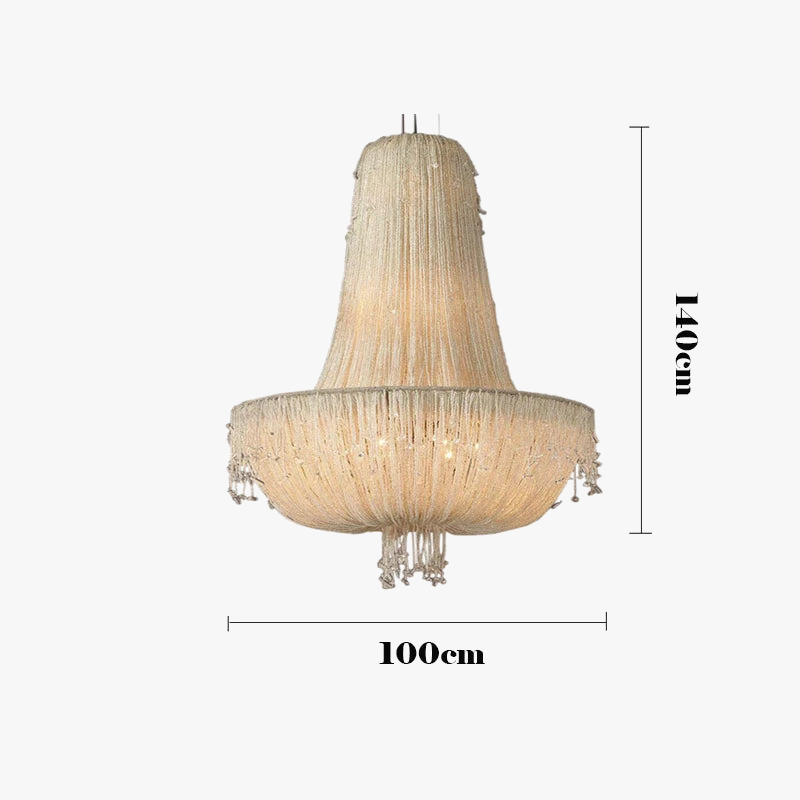 suspension en cristal rétro design créatif et luxueux
