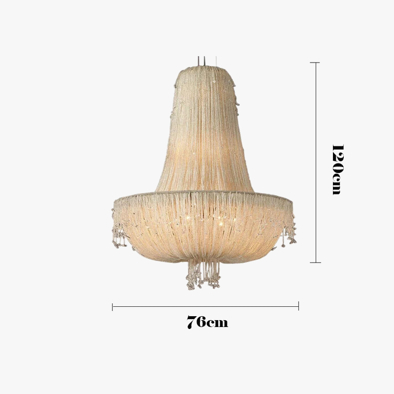 suspension en cristal rétro design créatif et luxueux