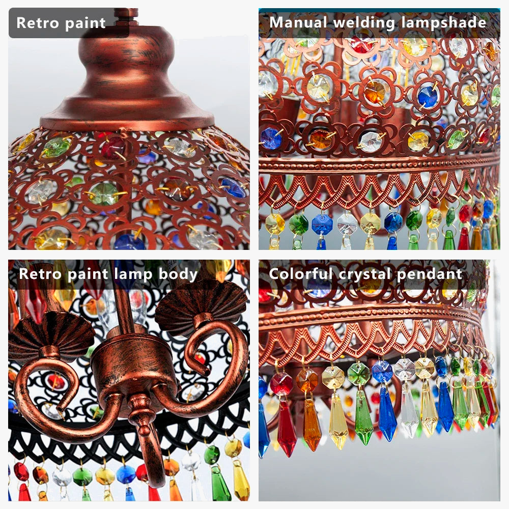 suspension en cristal thaïlandais pour décoration intérieure et extérieure