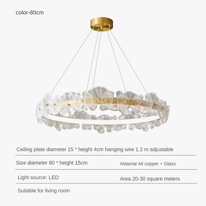 suspension en cuivre design français pour intérieur élégant