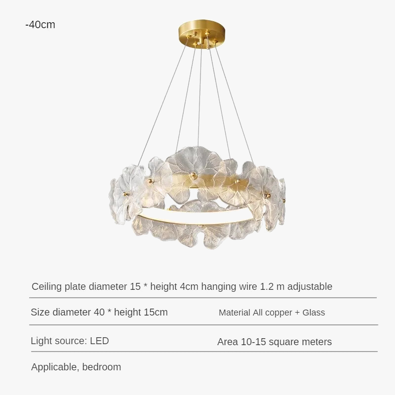 suspension en cuivre design français pour intérieur élégant