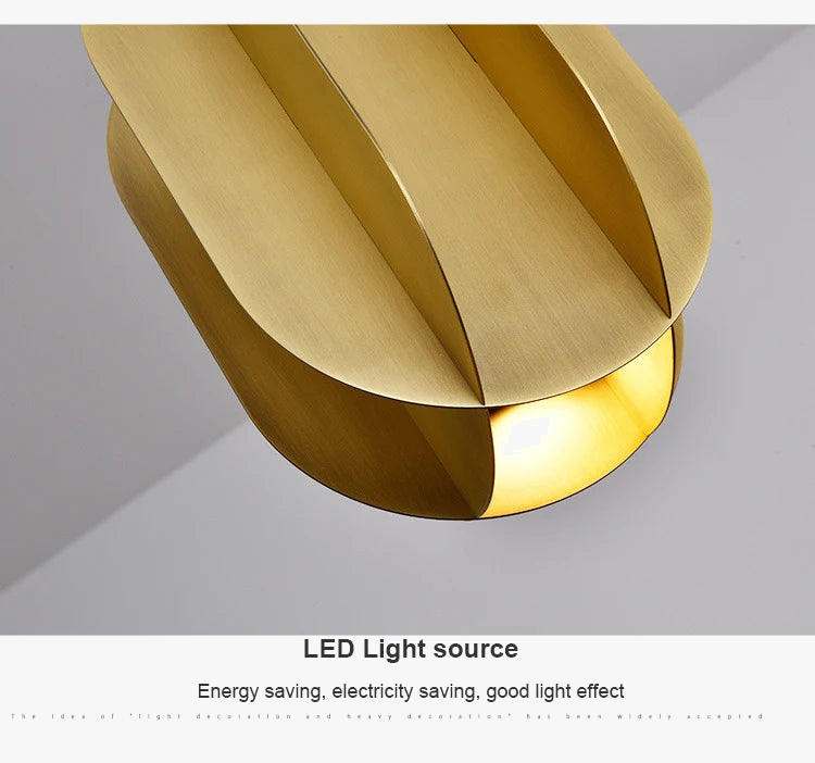 suspension en cuivre design minimaliste pour restaurant et bar