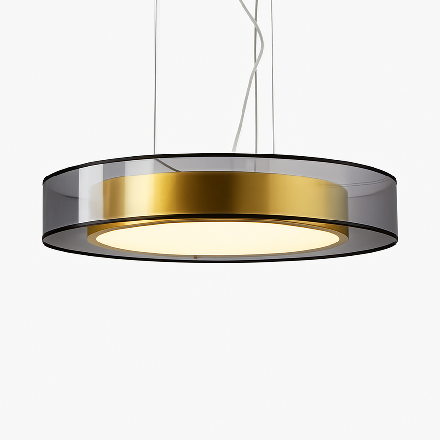 suspension en cuivre post-moderne luminaire décoratif de luxe atmosphère nordique minimaliste