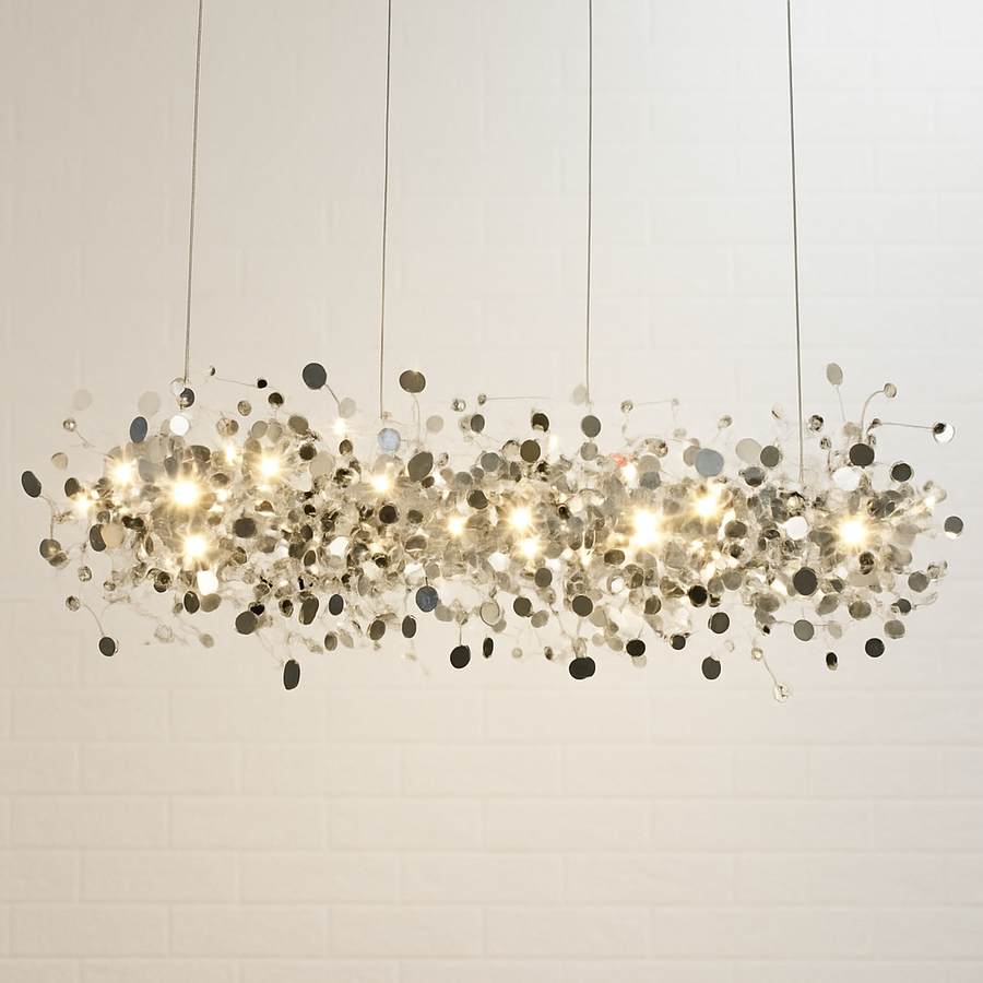 suspension en feuille d'acier inoxydable faites à la main