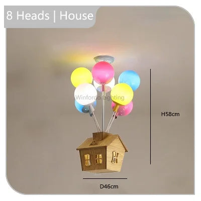 Lustre enfant en forme de ballon