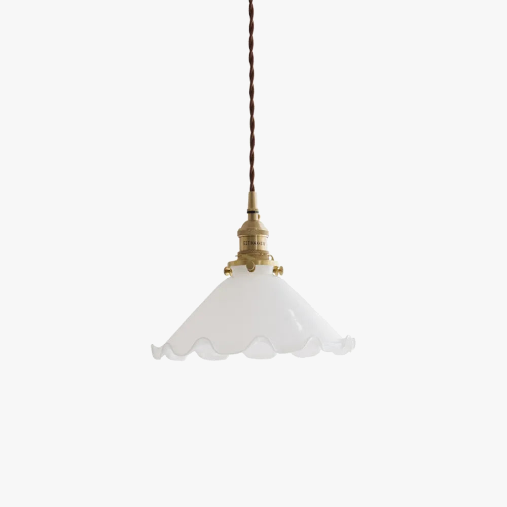 suspension en laiton et verre idéale pour loft