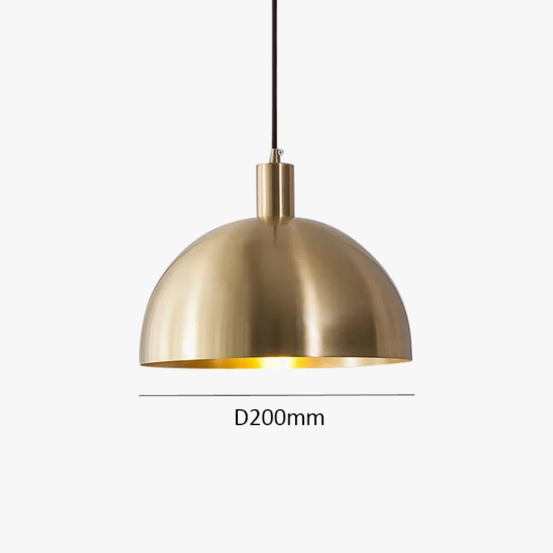 suspension en laiton nordique pour décoration intérieure moderne