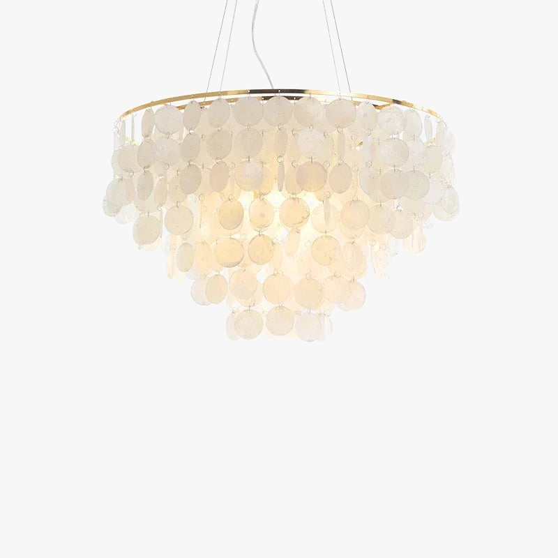 suspension en métal doré pour intérieur élégant