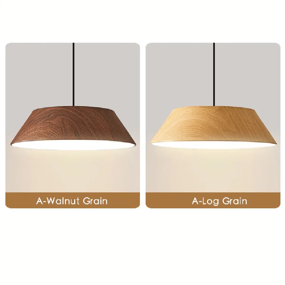 Suspension en métal et en bois