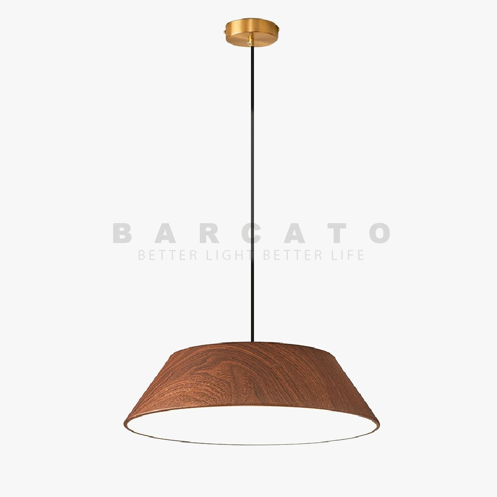 Suspension en métal et en bois