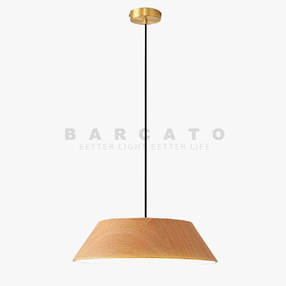 Suspension en métal et en bois