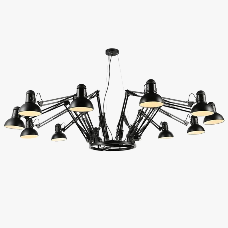 suspension en métal style araignée lumière led