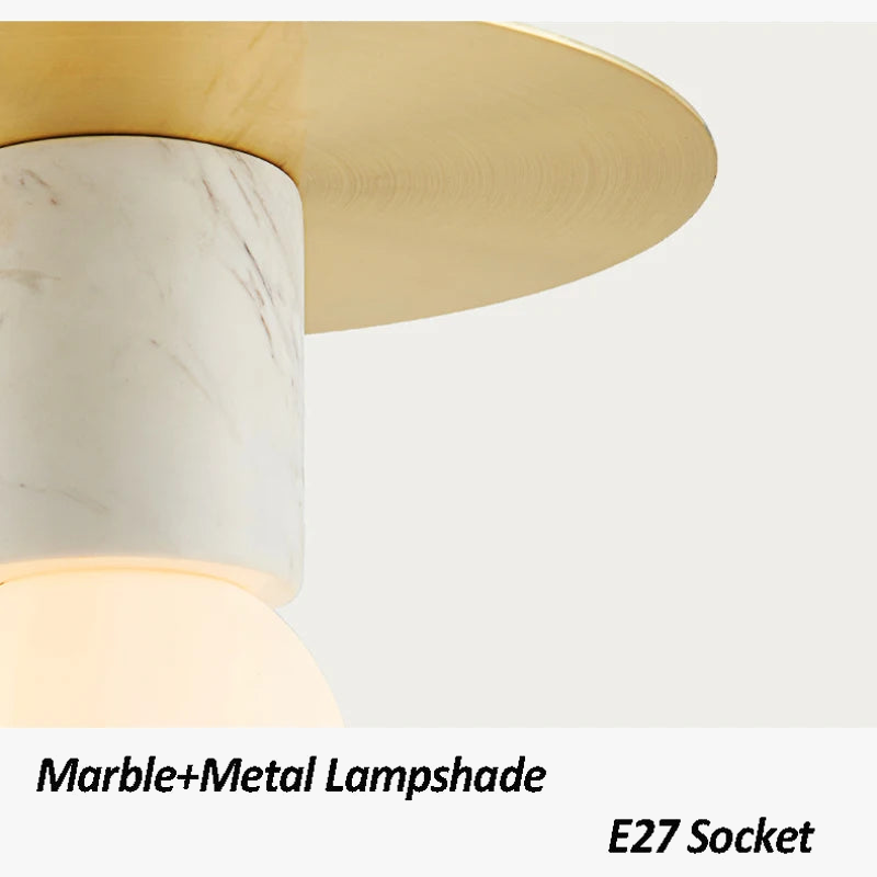 suspension en marbre design nordique pour intérieur élégant