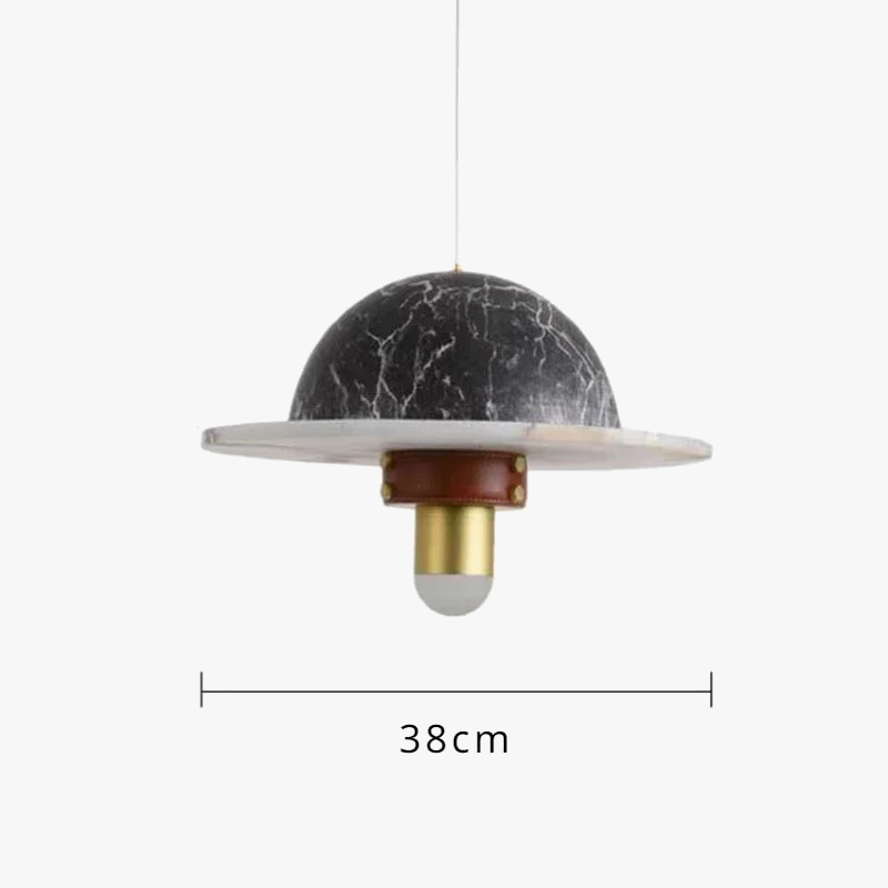 suspension en marbre design nordique pour intérieur moderne