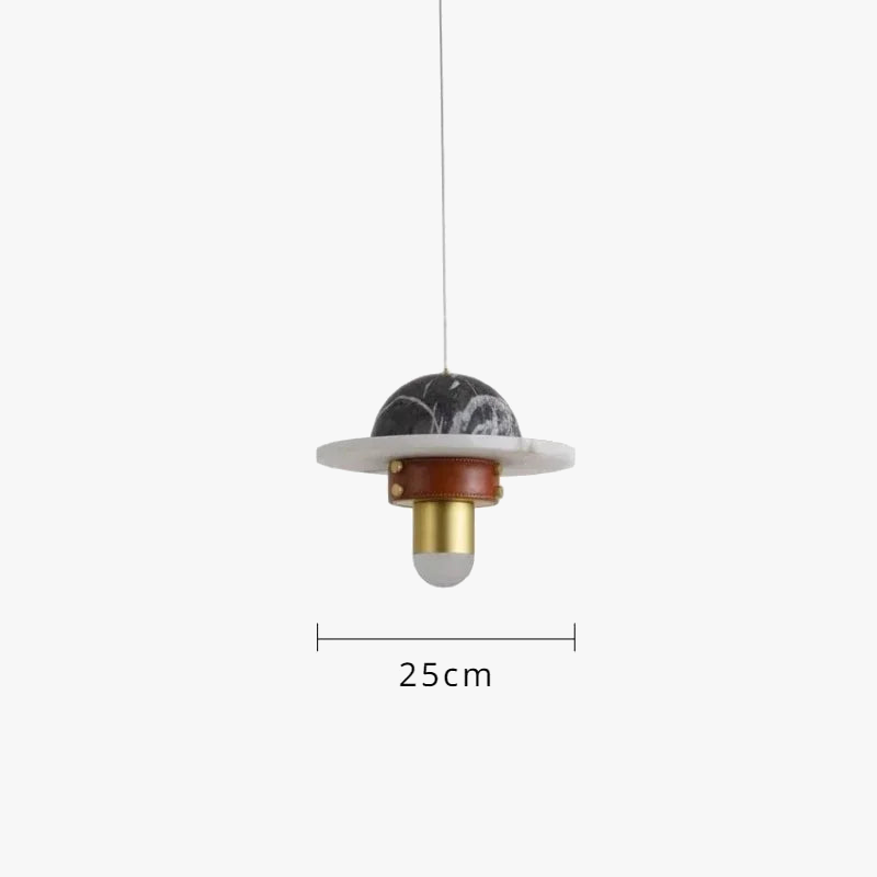 suspension en marbre design nordique pour intérieur moderne
