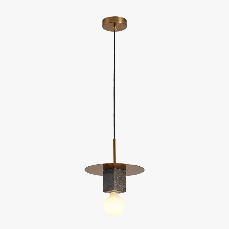 suspension en marbre lampe créative pour intérieur élégant