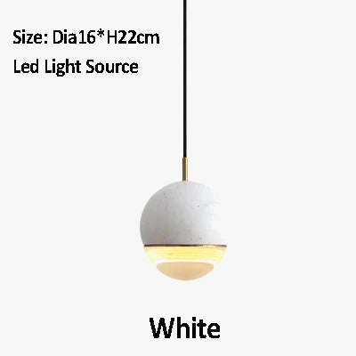 suspension en marbre à led style nordique pour espaces modernes