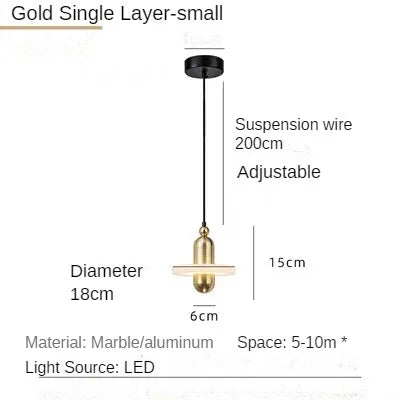 suspension en marbre naturel espagnol pour décoration élégante