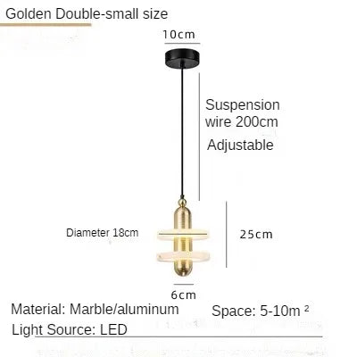 suspension en marbre naturel espagnol pour décoration élégante