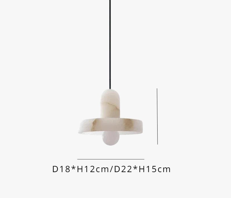 suspension en marbre naturel pour décoration intérieure moderne